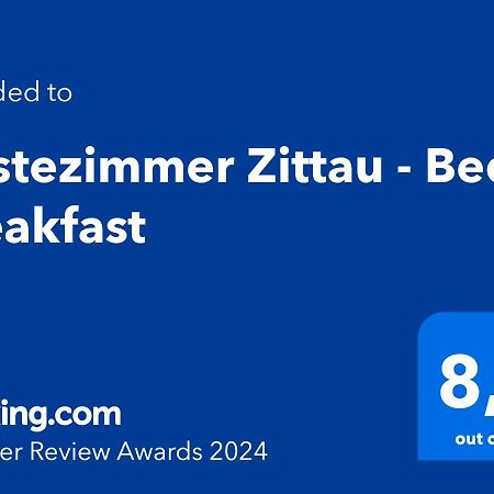 Gaestezimmer Zittau - Bed & Breakfast Eksteriør billede